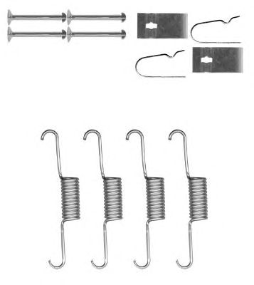 HELLA PAGID 8dz355202131 -  Комплектующие, стояночная тормозная система
